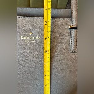 Kate Spade Gray Leather Large Tote